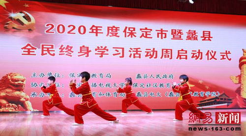 2020年保定市暨蠡县全民终身学习活动周盛大启动 文化艺术交流活动同步开展